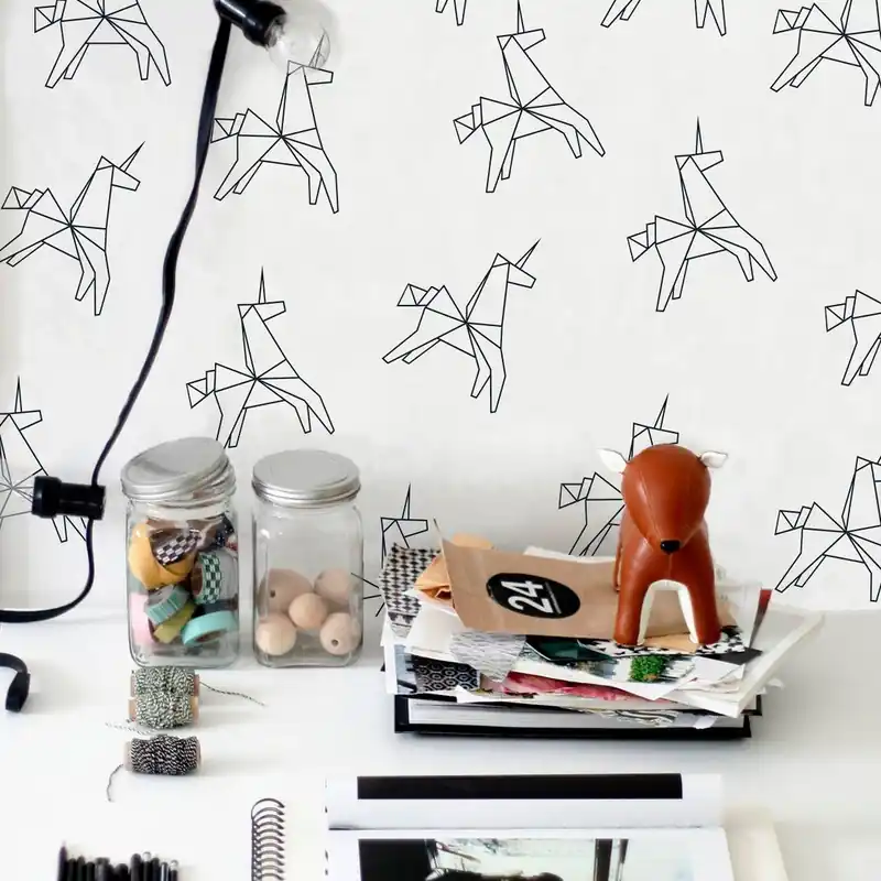 Winylowa naklejka na ścianę Little Nice Things Origami Bonami Szybka dostawa