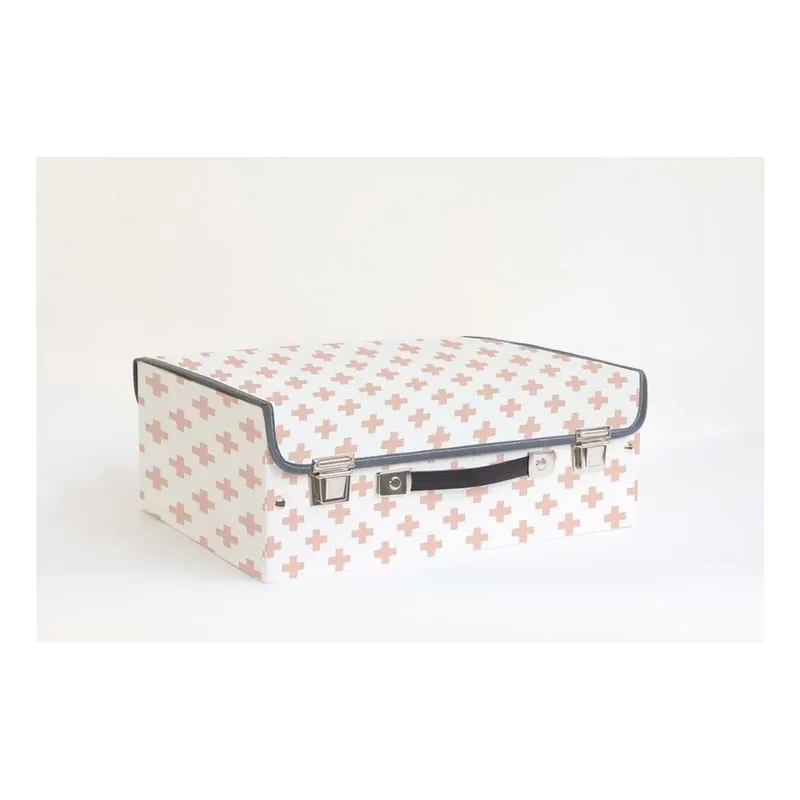 Bestseller Kuferek dziecięcy w krzyżyki Little Nice Things Pink Bonami