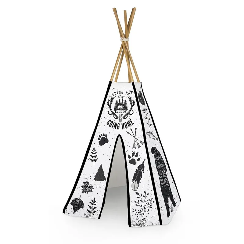 Bezpieczne zakupy Dziecięce tipi Little Nice Things Woods Bonami