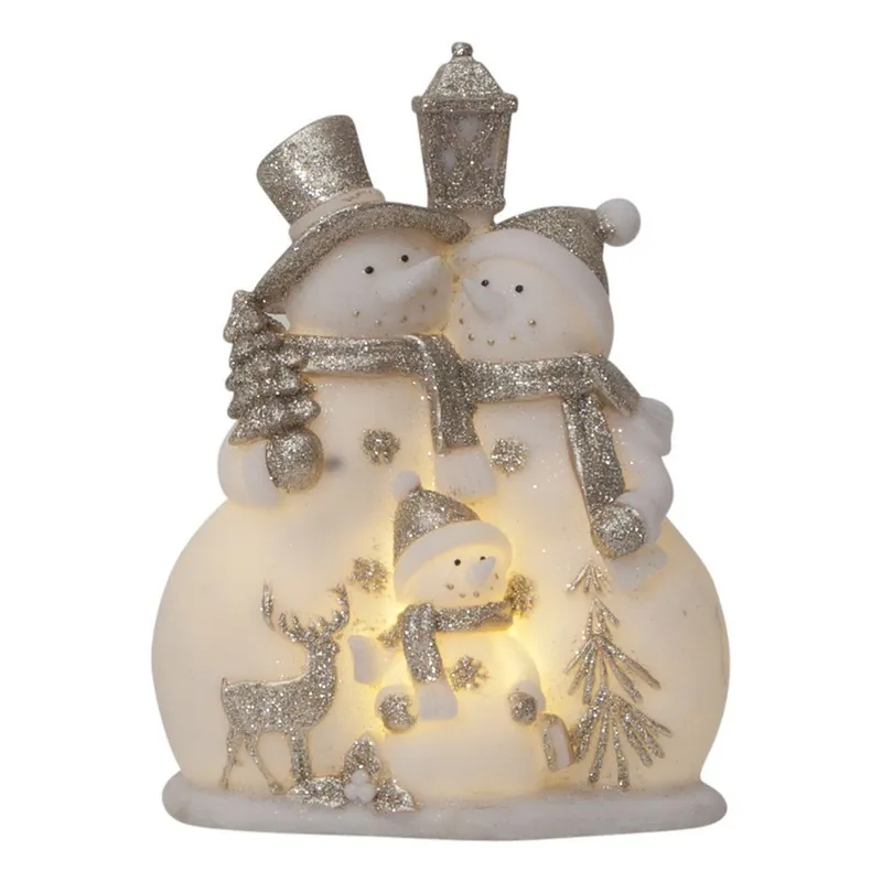 Bestseller Dekoracja świecąca LED Best Season Figure Buddy Snowmen Bonami