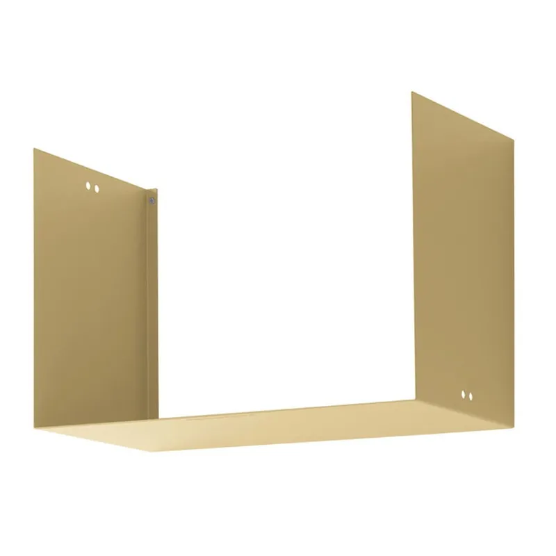 Beżowa metalowa półka ścienna Mi piace molto Geometric Medium Bonami Bezpieczne zakupy