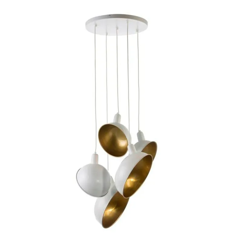 Biało-złota lampa wisząca Thai Natura Jozen Bonami Dostępne od ręki