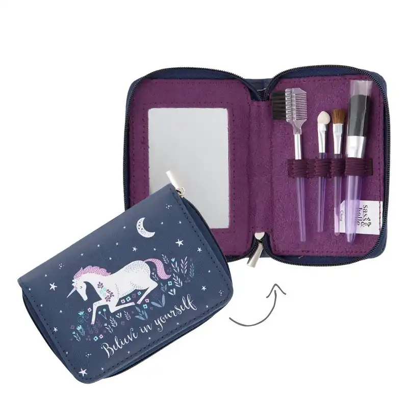 Zestaw akcesoriów do makijażu z kosmetyczką Sass & Belle Starlight Unicorn Bonami Hit sprzedaży