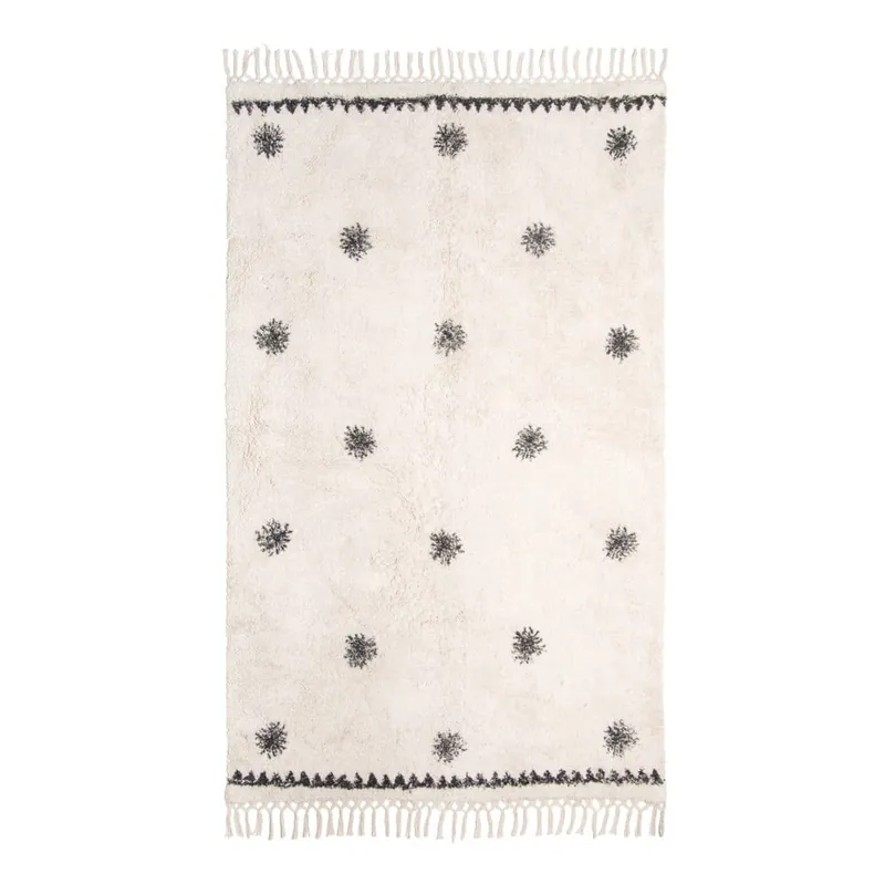 Biało-czarny dywan Nattiot Woody, 70x170 cm Bonami Oferta czasowa