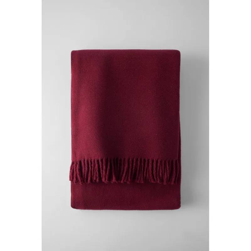 Bordowy koc Euromant Basics, 140x180 cm Bonami Najlepsza cena