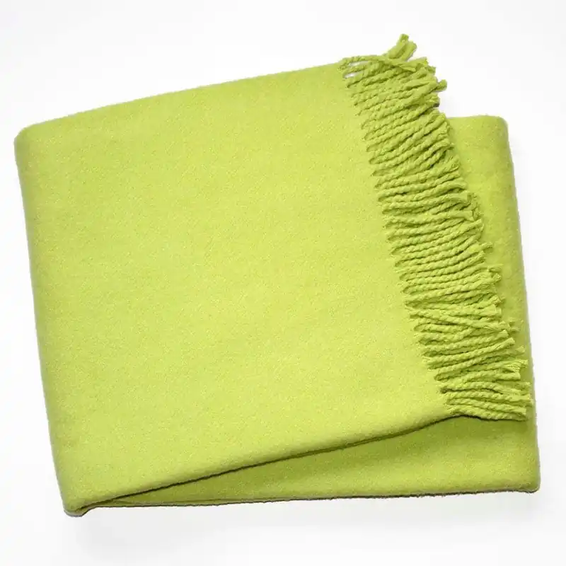 Limonkowy koc Euromant Basics, 140x180 cm Bonami Bestseller