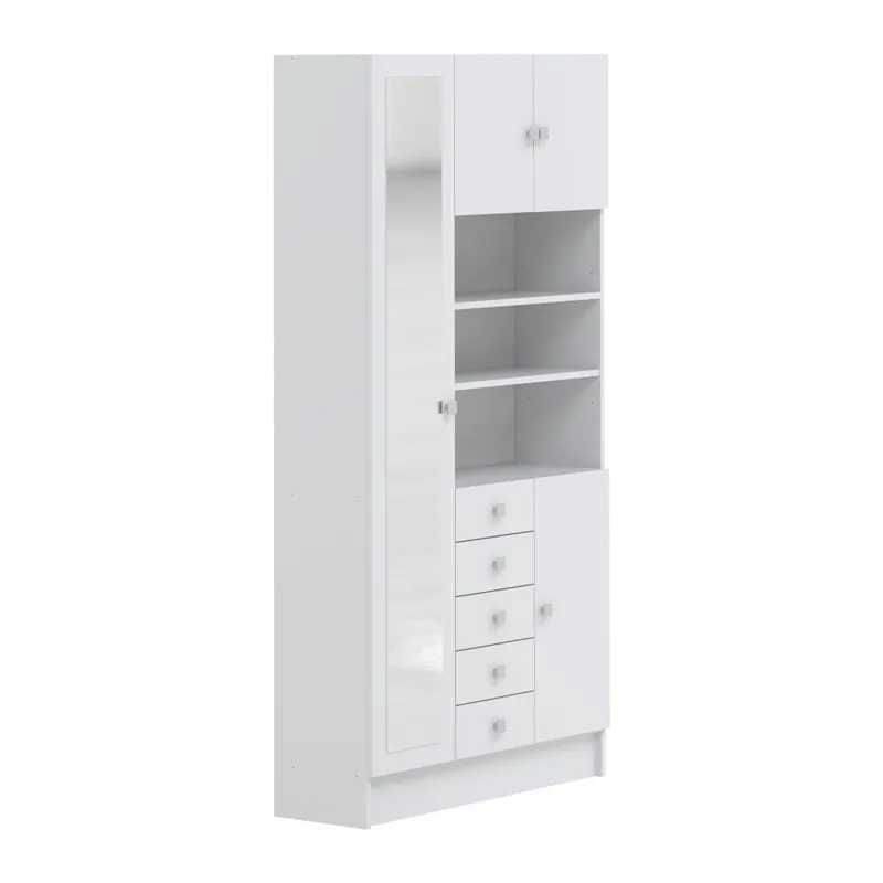Biała szafka łazienkowa Symbiosis Combi, szer. 90 cm Bonami Oferta
