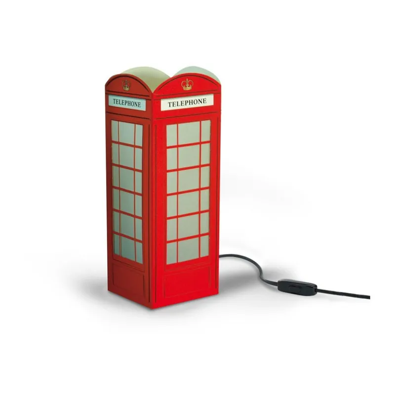 Wybór klientów Lampa stołowa W-Lamp English Phone Box Bonami