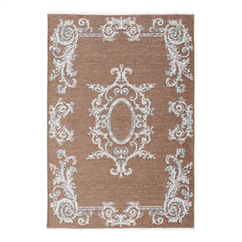 Bestseller Brązowo-biały dywan dwustronny Vitaus Krenno, 125x180 cm Bonami