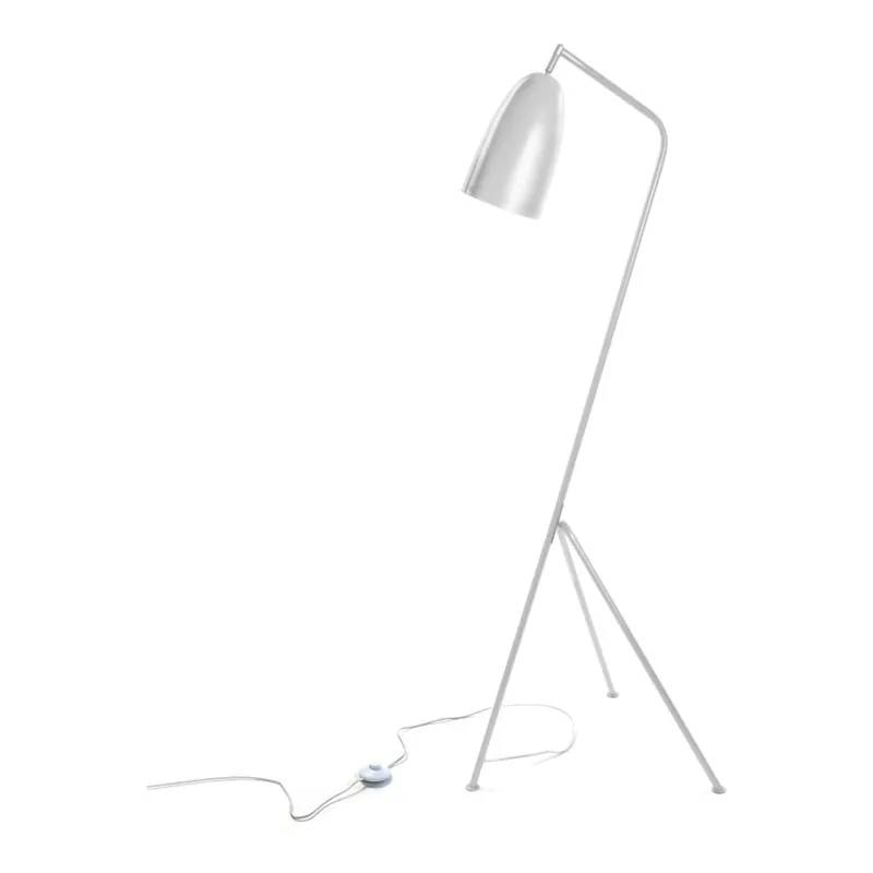 Biała lampa stojąca Versa Bonami Oferta limitowana