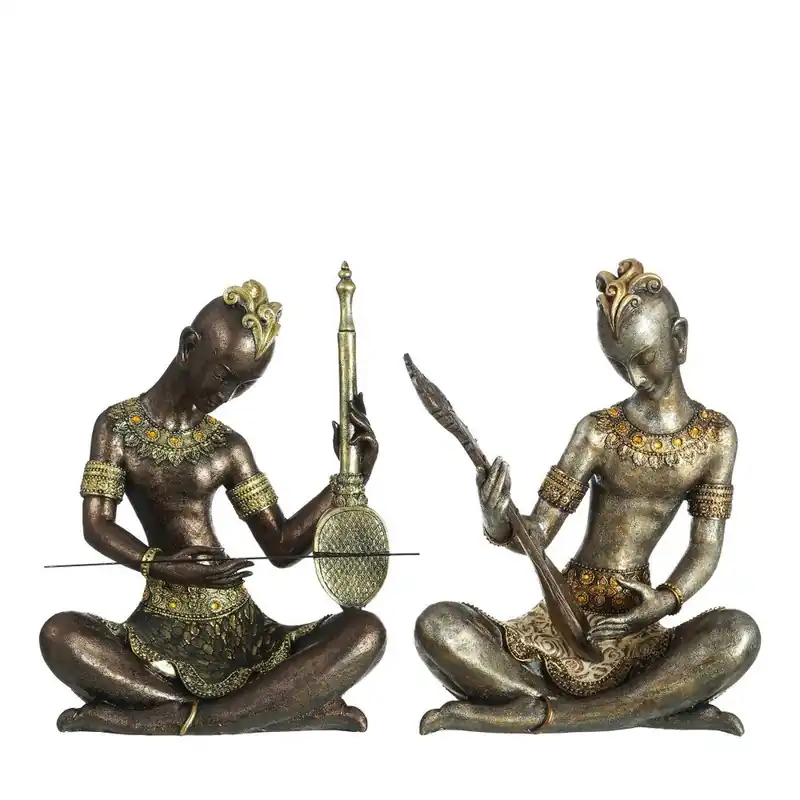 Rabat Zestaw 2 figurek dekoracyjnych Denzzo Musicians Bonami