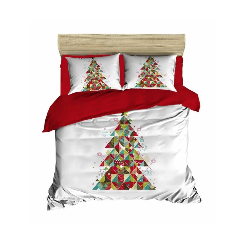 Dwuosobowa pościel z prześcieradłem Christmas Tree Small, 200x220 cm Bonami Okazja
