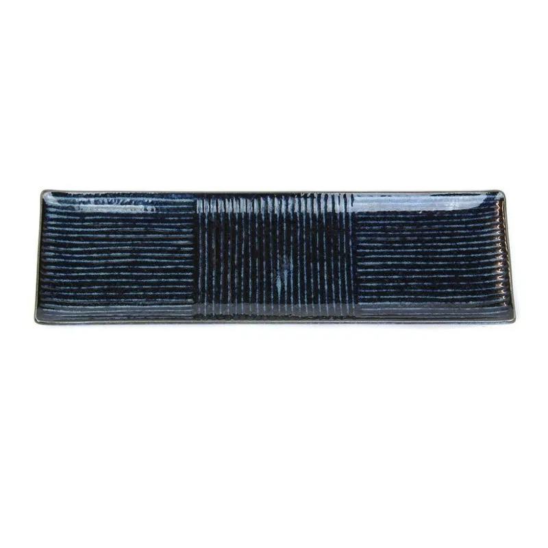 Bestseller Talerz z ceramiki na sushi Made In Japan Turq, długość 33 cm Bonami
