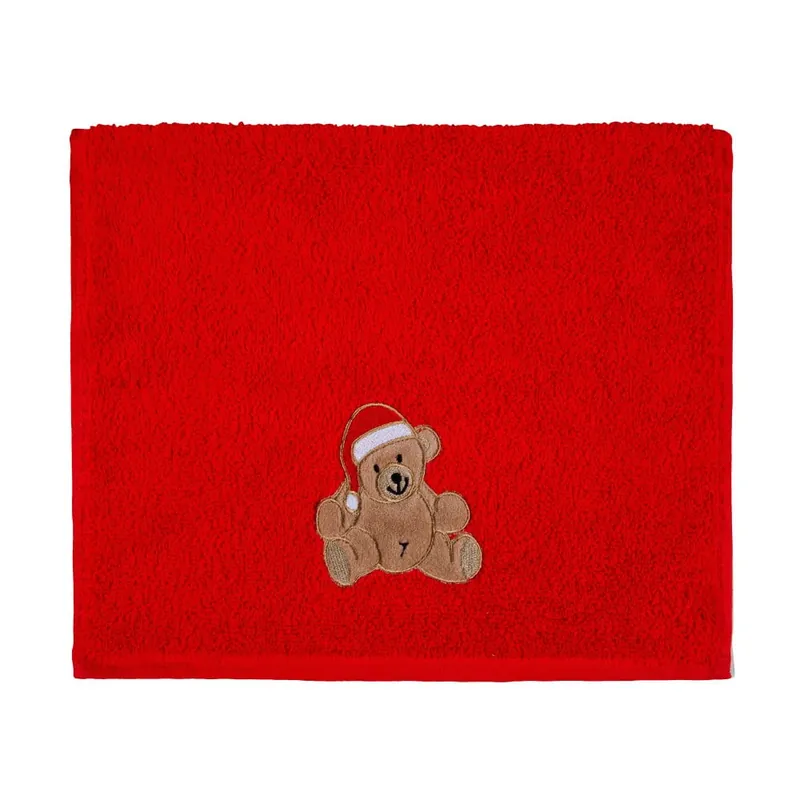 Dostępne od ręki Ręcznik Christmas Teddy Red, 30x50 cm Bonami