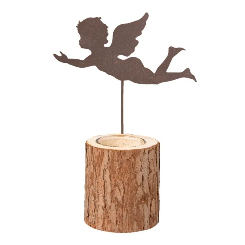 Świecznik Clayre & Eef Flying Angel, 14x20 cm Bonami Ekspresowa dostawa