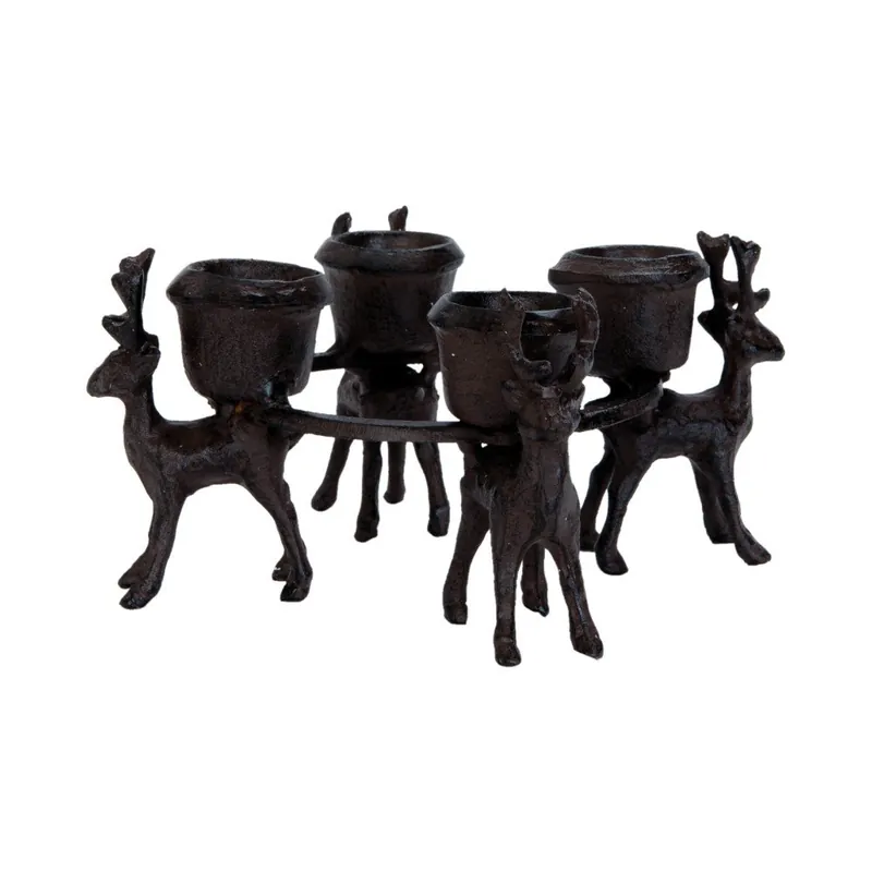 Świecznik Clayre & Eef Deer Friends, 12x7 cm Bonami Taniej