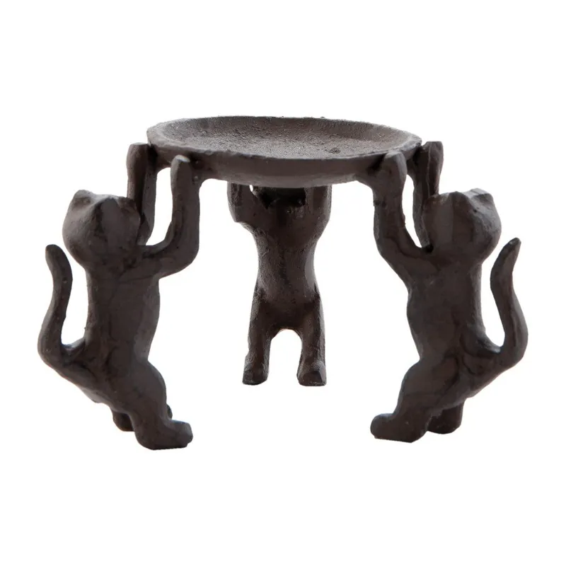 Sprawdź teraz Świecznik Clayre & Eef Cat Friends, 9x5 cm Bonami