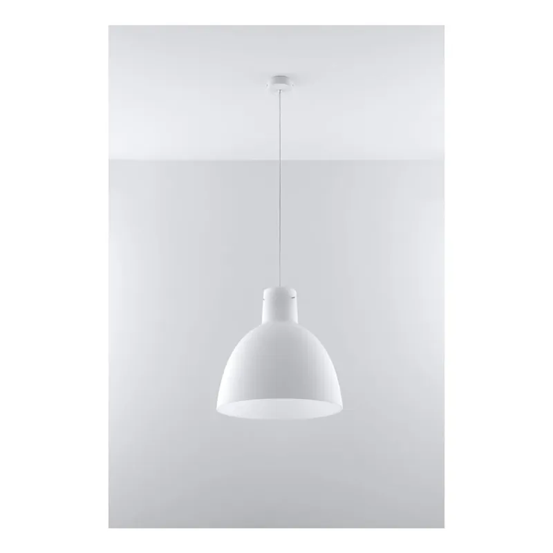 Cena promocyjna Biała lampa wisząca Sollux Bajo Bonami