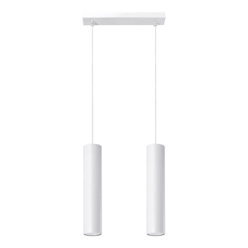 Biała lampa wisząca Sollux Castro 2 Bonami Niska cena