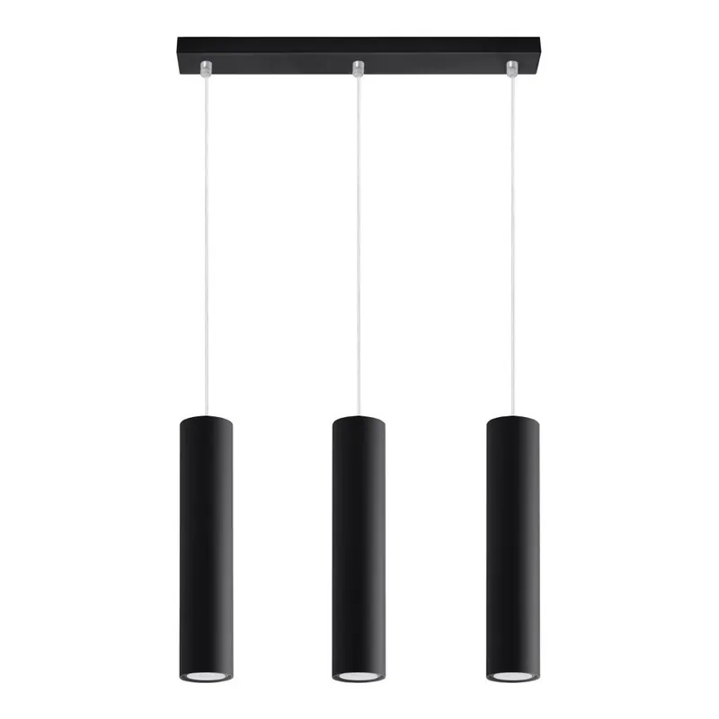 Czarna metalowa lampa wisząca Castro – Sollux Bonami Cena promocyjna