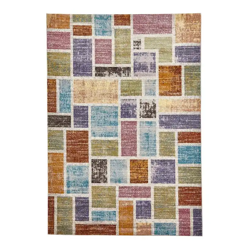Dywan z kolorowymi prostokątami Think Rugs 16th Avenue, 120x170 cm Bonami Kup teraz