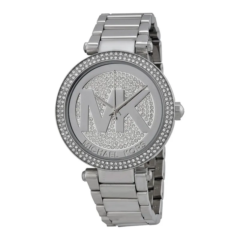 Taniej Zegarek damski w kolorze srebra Michael Kors Monograph Bonami