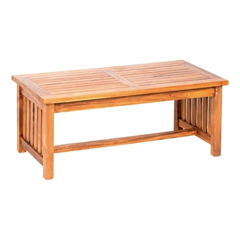 Stolik z drewna tekowego Massive Home Capulet, dł. 120 cm Bonami Bezpieczna płatność