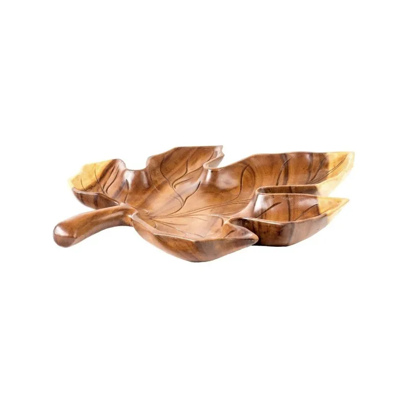 Okazja Miska z drewna tekowego Massive Home Leaf Bonami