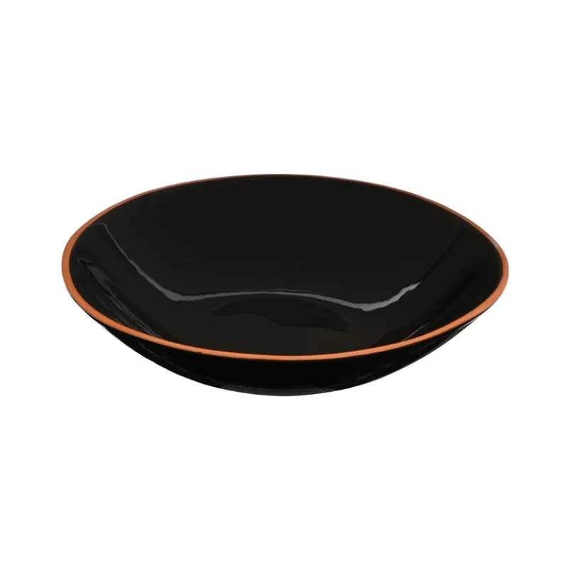 Czarny talerz głęboki z terakoty Premier Housewares Bonami Wyprzedaż
