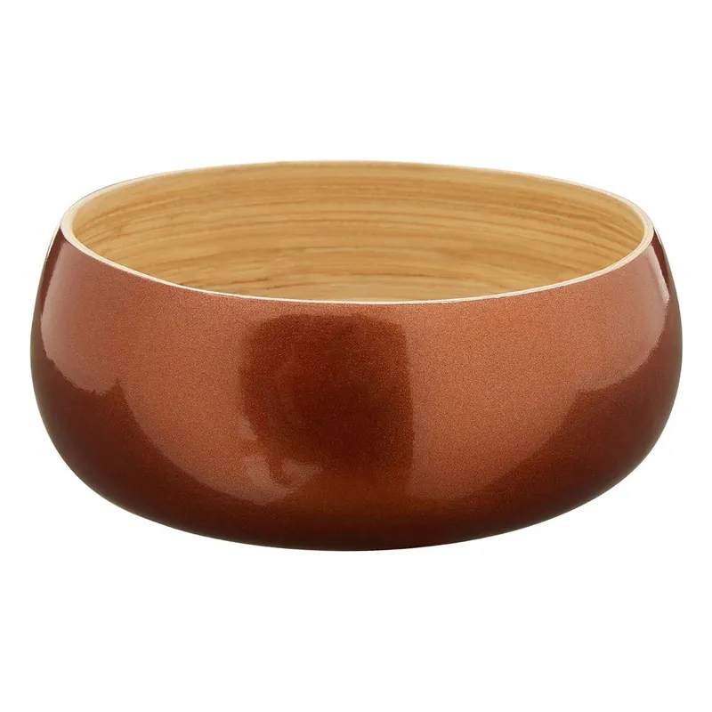 Darmowy zwrot Miska bambusowa w kolorze różowego złota Premier Housewares, ⌀ 20 cm Bonami