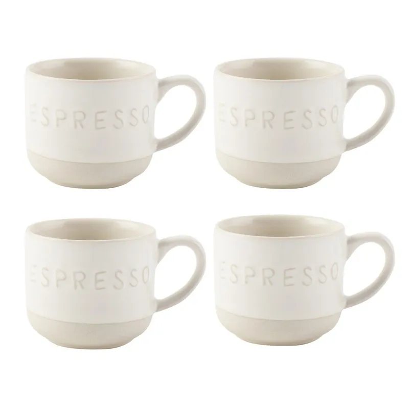 Oferta limitowana Zestaw 4 filiżanek do espresso Creative Tops Origins, 100 ml Bonami