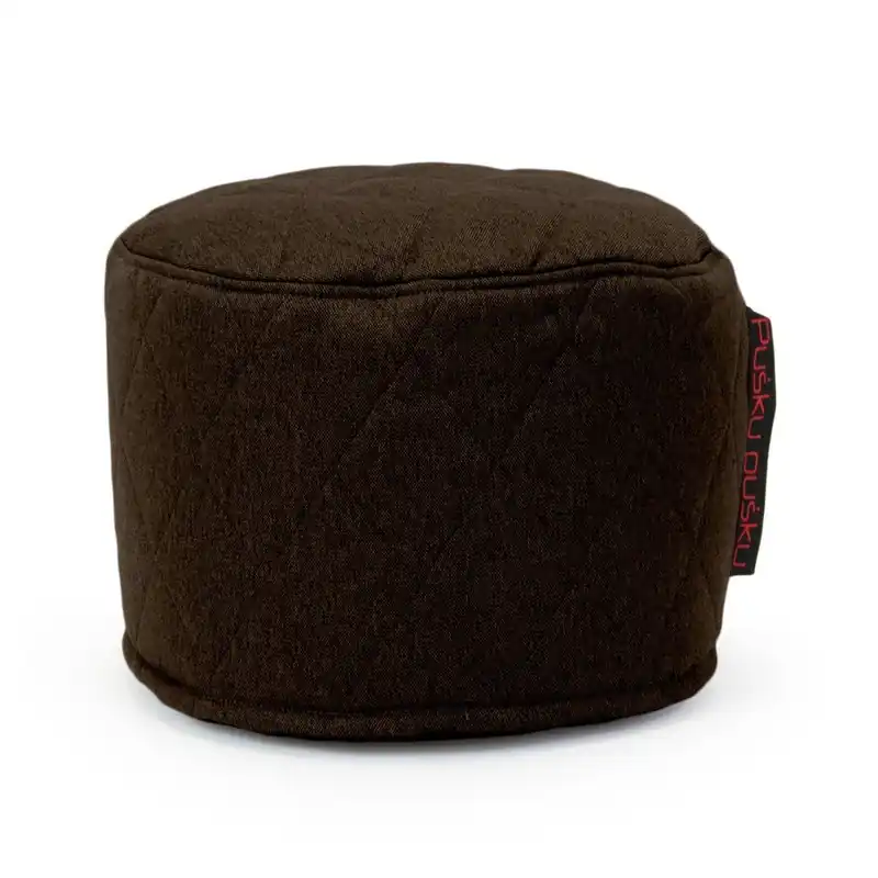 Premium Ciemnobrązowy puf pikowany Pusku pusku Mini Bonami