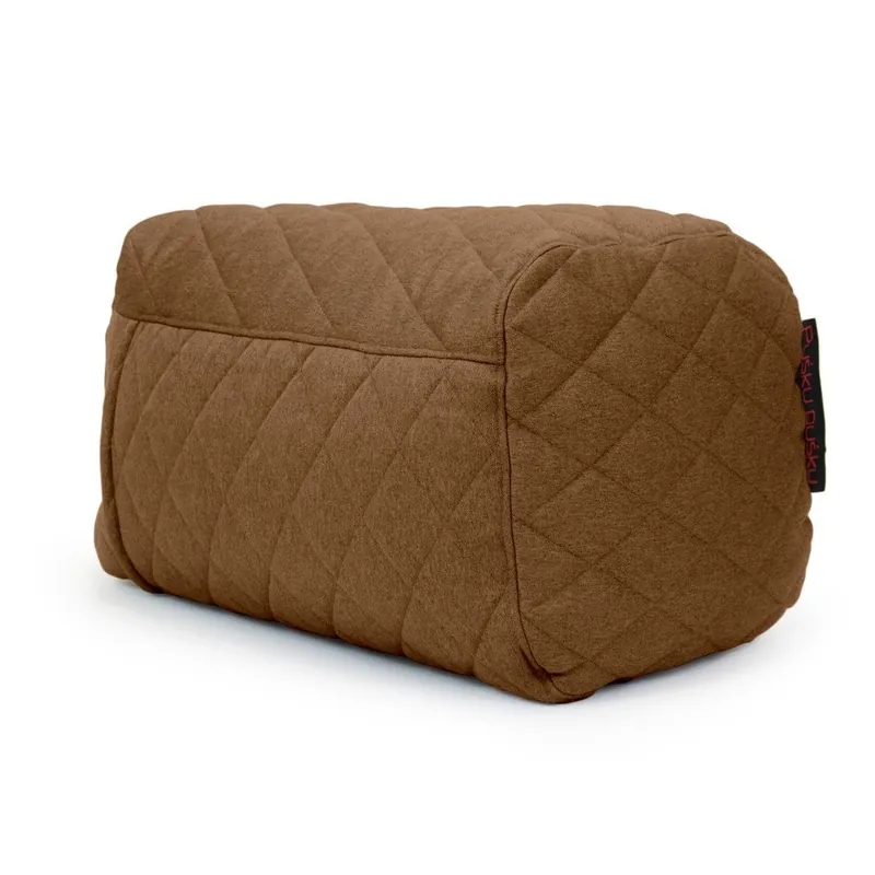 Brązowy puf pikowany Pusku pusku Plus Bonami Premium