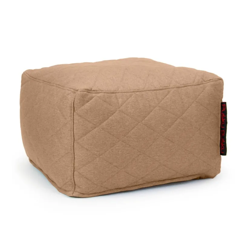 Beżowy puf pikowany Pusku pusku Softbox Bonami Zamów dziś