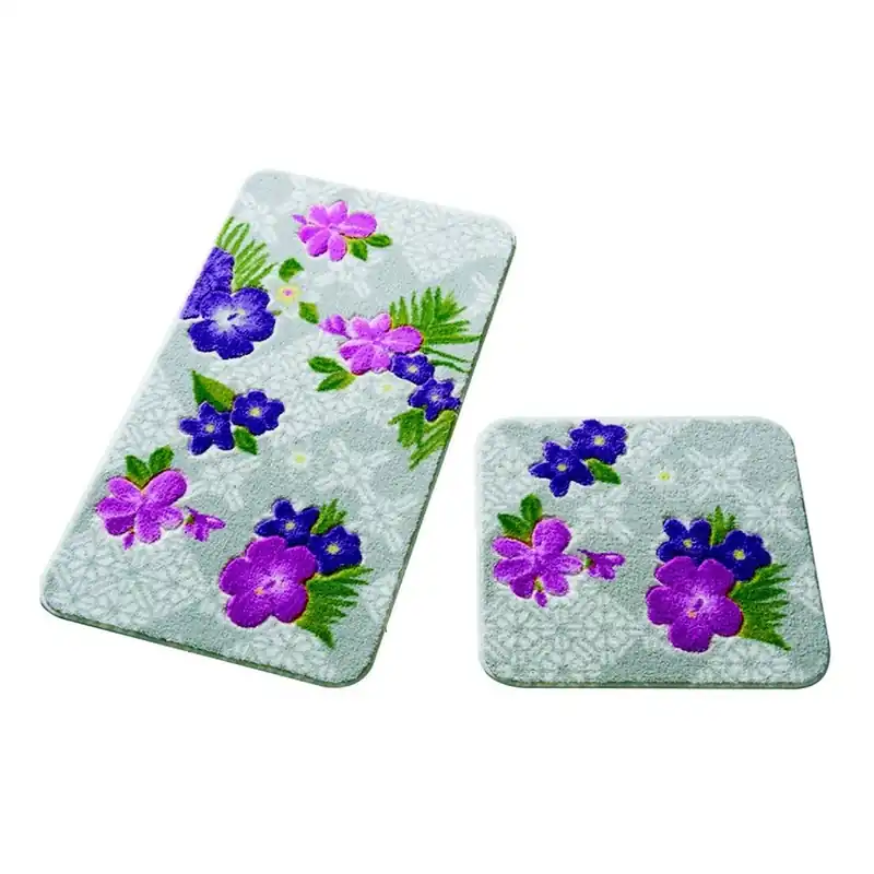 Zestaw 2 dywaników łazienkowych Confetti Bathmats Tropical Purple Bonami Wybór klientów