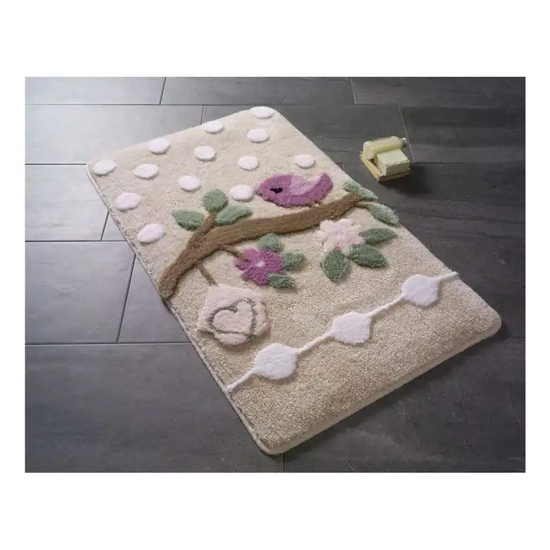 Dywanik łazienkowy Confetti Bathmats Isinda Sand, 60x100 cm Bonami Szybka wysyłka