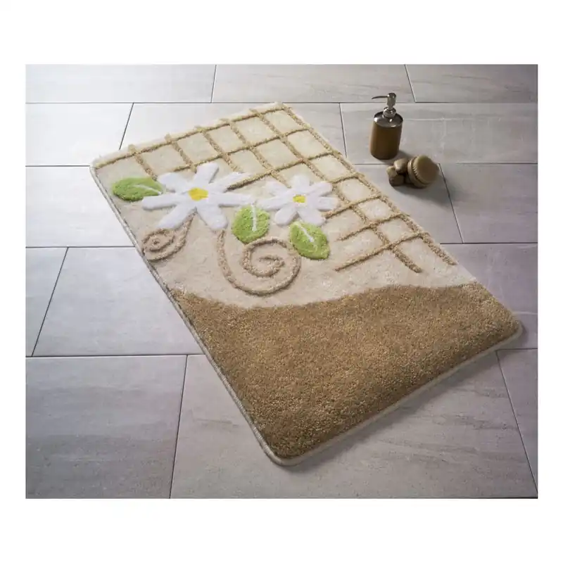 Dywanik łazienkowy Confetti Bathmats Knidos Beige, 60x100 cm Bonami Cena promocyjna