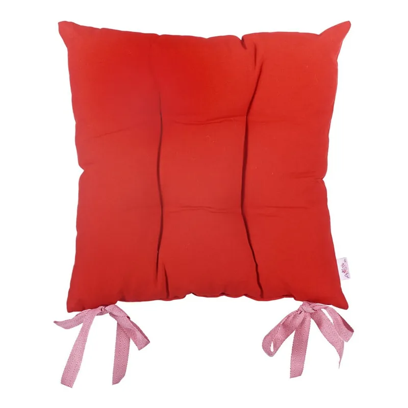 Czerwona poduszka na krzesło Mike & Co. NEW YORK Plain Red, 41x41 cm Bonami Oferta limitowana