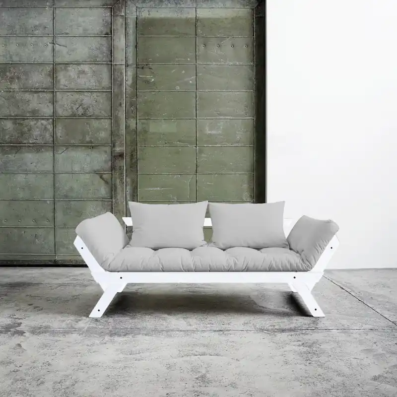 Sofa rozkładana Karup Bebop White/Light Grey Bonami Oferta czasowa