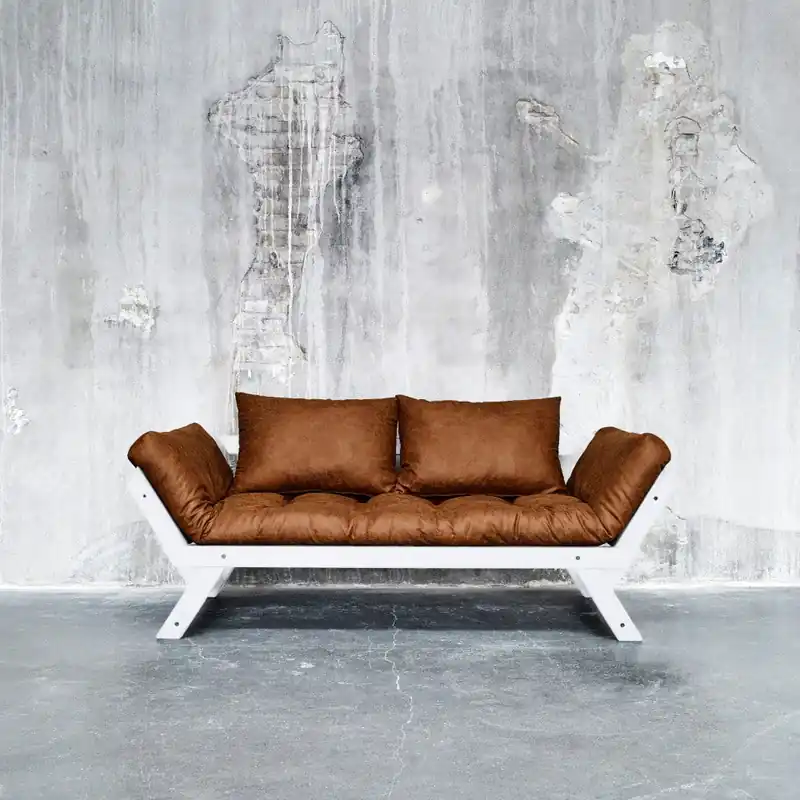 Okazja Sofa rozkładana Karup Bebop White/Choco Bonami