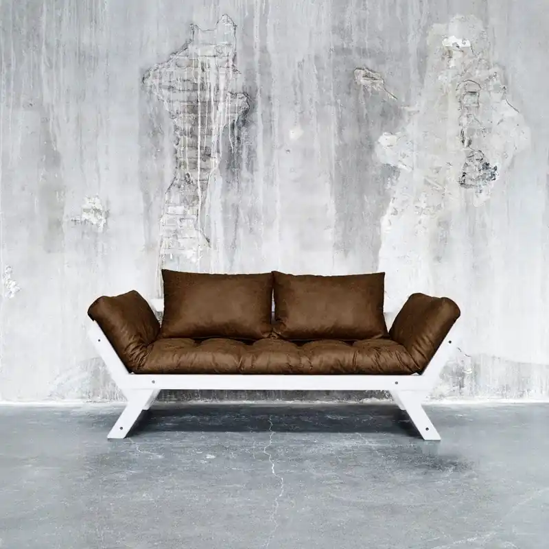 Kup online Sofa rozkładana Karup Bebop White/Mocca Bonami