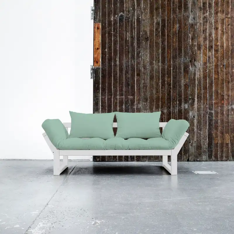 Sofa rozkładana Karup Edge White/Peppermint Bonami Rabat