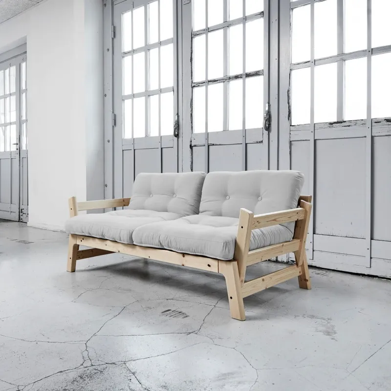 Bezpieczne zakupy Sofa rozkładana Karup Step Natural/Light Grey Bonami
