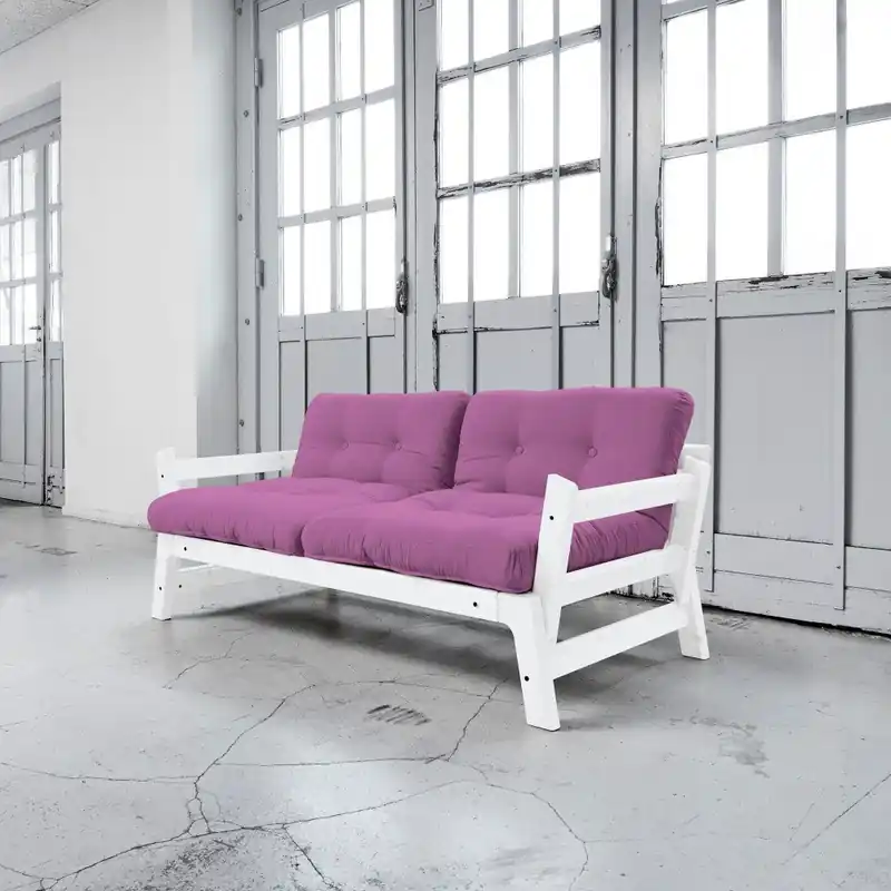 Sofa rozkładana Karup Step White/Taffy Pink Bonami Kup online