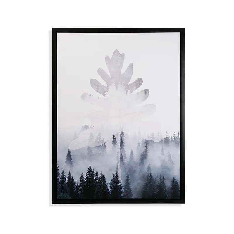Obraz Versa Leaf Cloudy Forest, 60x80 cm Bonami Bestseller
