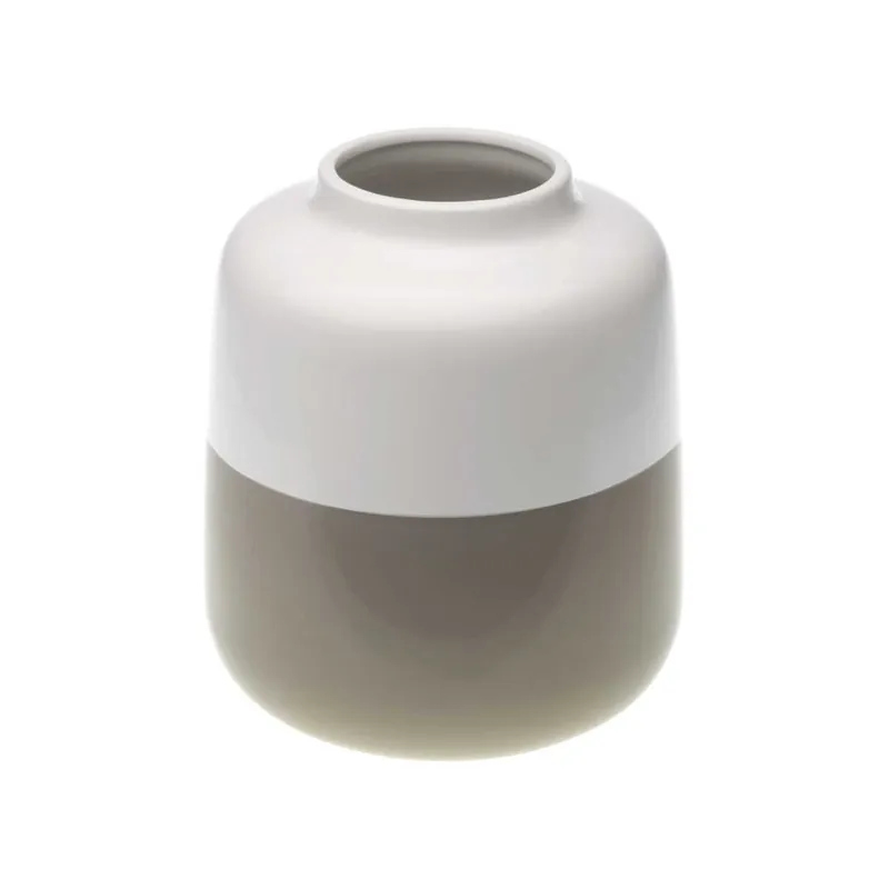 Brązowo-biały wazon ceramiczny Versa Turno, wys. 18,5 cm Bonami Hit sprzedaży