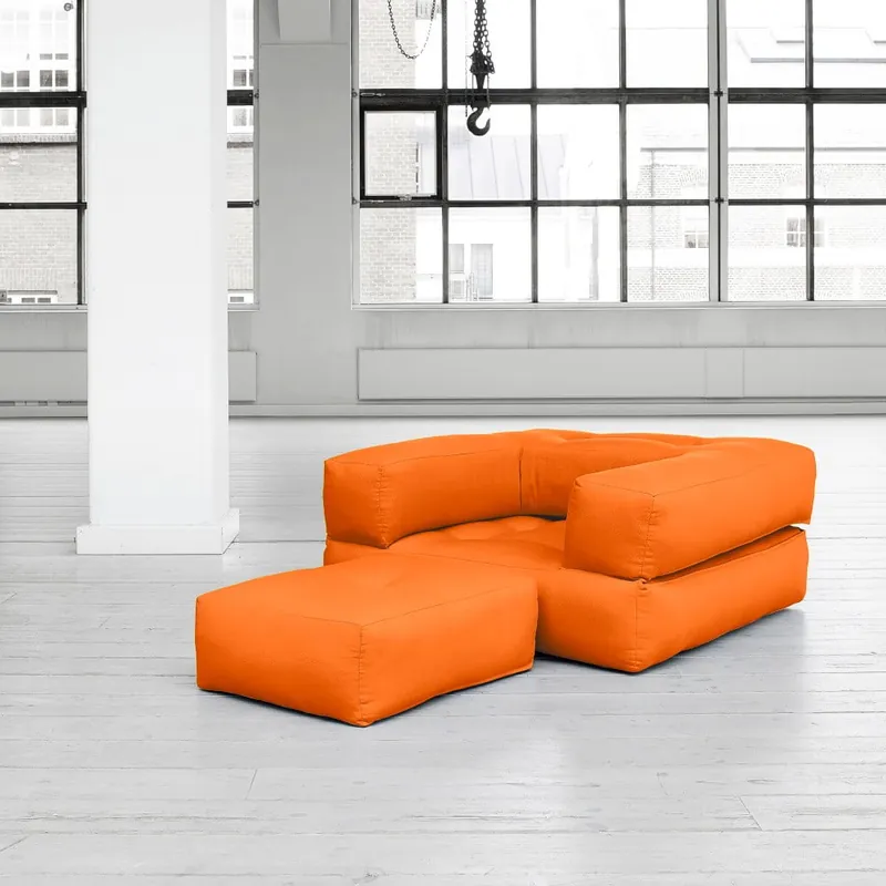 Fotel rozkładany Karup Cube Orange Bonami Popularny
