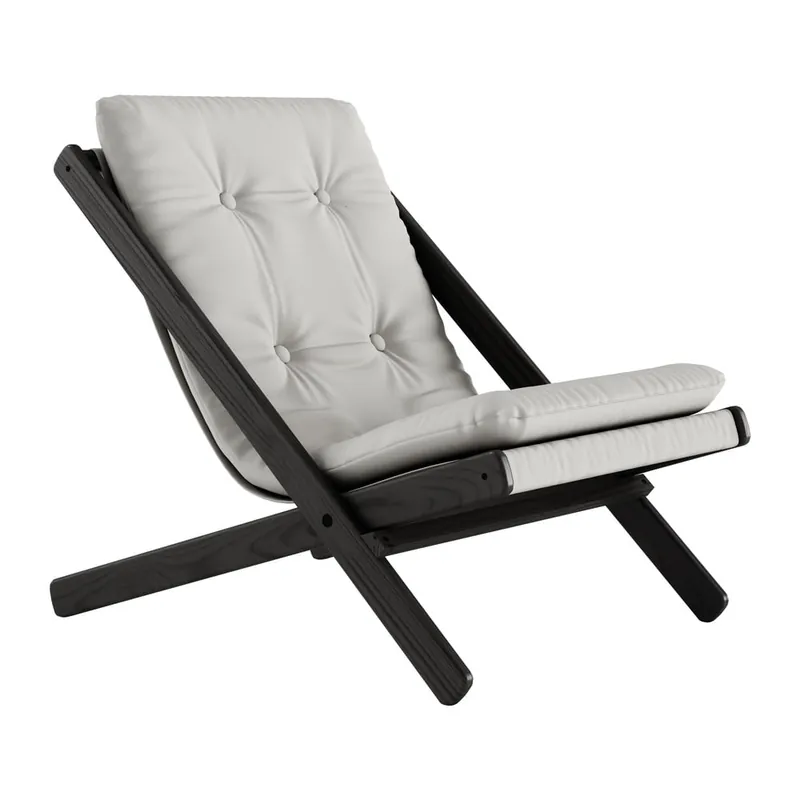 Fotel składany Karup Design Boogie Black/Light Grey Bonami Zamów dziś