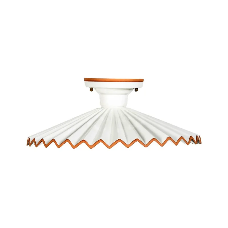 Biała ceramiczna lampa wisząca Creative Lightings Amelie Bonami Nowy