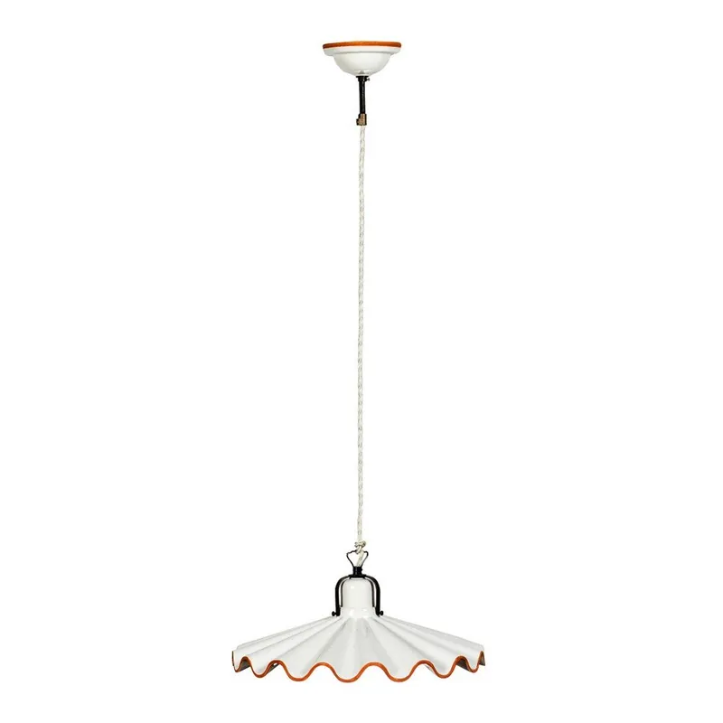 Bestseller Biała ceramiczna lampa wisząca Creative Lightings Claudia Bonami